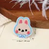 Novos Patches de Bordado Autoadesivos de Animais Fofos de Desenho Animado para Decoração de Roupas, Atacado de Mini Patches de Bordado de Coelho