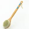 Escova de Banho Antiderrapante com Cabo Extra Longo de Bambu Cerdas de Bambu Escova de Banho de Crina de Cavalo Escova de Cerdas Mais Vendida na Amazon Escova de Cerdas Escova de Seda de Nylon
