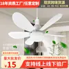 Em Estoque Novo Modelo Transfronteiriço Base de Rosca E27 Ventilador de Teto com Seis Pás para Casa Quarto Sala de Jantar Sala de Estar Ventilador de Teto em Forma de Flor Tamanho Pequeno