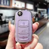 Adecuado para funda de llave Volkswagen Bora, Sagitar, Lavida, Jetta, Passat, POLO, Tiguan, Golf cubierta de llave de coche