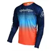 Ropa para Carreras Todoterreno Transfronterizas, Tallas Europeas y Americanas, Camiseta de Manga Larga Versátil de Corte Holgado, Transpirable y que Absorbe el Sudor, Ropa para Descenso
