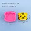 Molde de bolo de esmola para atacado de fábrica silicone de grau alimentício animal de desenho animado panda filme de gesso molde de pudim de chocolate