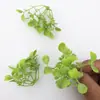 Nuevo Arte de Color Escarcha con Hojas Verdes Mate Imitación Hierba Caja de Regalo Ramo Caja de Flores Decorativa Regalo Acompañante Joyería