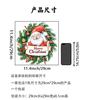 Pegatinas navideñas de comercio exterior transfronterizo de Amazon, pegatinas de pared con linda corona de Papá Noel, venta al por mayor