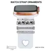 Adecuado para hebilla de Apple Watch Correa de silicona con banda de reloj incrustada de diamantes Hebilla de pasador de diseño original para iWatch