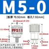 PFS11 parafusos soltos todo aço inoxidável não saem parafusos de mola parafusos de máquina de mola recartilhados M3M4M5M6