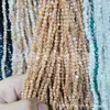 Cuentas de cristal para pastel redondas de 4 mm, obleas, doble vidrio plano, accesorios para joyería hechos a mano, aretes, collar, pasador, diadema DIY