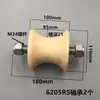 Roda de Polia com Rolamento de Nylon em U Roda de Trilho Guia de Cabo de Aço Roda de Polia de Nylon Rolo Ranhurado Roda de Plástico Roda Guia