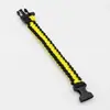Pulsera de paracord deportes al aire libre cuerda de mano tejida de siete hilos supervivencia aventura camping ciclismo rescate hecho a mano