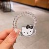 Lindos Accesorios para el Cabello para Niños Diadema para Bebé Lazo Negro Banda para el Cabello Pequeña Cuerda para el Cabello de Alta Elasticidad Banda de Goma