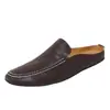 Nuevos Mocasines para Hombre 2024, Piel Suave, Suela Blanda, Zapatos Casuales de Piel, Zapatos Perezosos Slip-On para Hombre, Zapatos Planos Estilo Británico