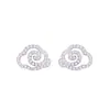 Moda Coreana Irregular Nube Diamante Clavos de Oreja para Mujer Placa de Incienso para Mosquitos Clavos de Hueso de Oreja Diseño Pequeño Joyería de Oreja de Alta Calidad