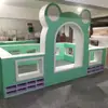 Piscina de Bolinhas Oceano Cercado Infantil Playground Caixa de Areia Transparente Venda Direta Caixa de Areia Sementes de Cássia Forte de Brincar Piscina com Acolchoamento Macio Altura Aumentada