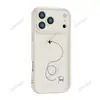 Funda de teléfono con estampado de trayectoria de avión simple para Apple 5 Pro, suministro al por mayor para la temporada de regreso a clases, funda de teléfono con acabado mate y cubierta protectora