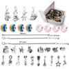 Fornecimento Direto Transfronteiriço AliExpress Kit DIY Pulseira de Corrente Osso de Cobra Banhada a Prata com Contas de Vidro Cristal Presente de Natal Ano Novo