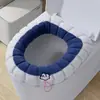 Almofada para Assento de Vaso Sanitário Assento de Vaso Sanitário Espessado Capa de Assento de Vaso Sanitário Doméstica Outono e Inverno Capa de Vaso Sanitário Almofada de Assento de Vaso Sanitário Quente Lavável