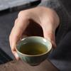 Celadon de Longquan Copo Pessoal de Kung Fu para Chá Minério Bruto Antigo Pétala de Lótus Copo de Chá Único Pequeno Tigela de Chá Cerâmica Criativa