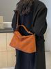 Bolso Versátil Texturizado de Gamuza Esmerilada para Otoño e Invierno 2025 Nuevo Estilo Bolso de Hombro Cruzado Retro de Alta Gama para Mujer
