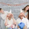 Faixa Dourada Rosa para 30º-100º Aniversário, Suprimentos para Festa de Feliz 30º-100º Aniversário para Mulheres ou Homens