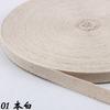 Suministro Directo de Fábrica de Cinta Espiga Colorida 1Cm-2Cm Cinta Espiga de Algodón Cinta para Dobladillo Algodón Puro Ribete para Cuello Cinta de Algodón al por Mayor