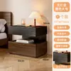 Mesita de noche alquiler mesita de noche dormitorio cajón almacenamiento armario mesa lateral creativa para sofá armario de almacenamiento estante para sala de estar