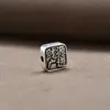 Prata 925 Yiluya Quadrado Nuvem Acessórios Dupla Face Retrô Prata Tailandesa DIY Material para Miçangas Artesanais Joias Atacado