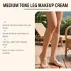 Crema de Base Zephoco para Contorno de Piernas es Impermeable, Resistente al Sudor, de Larga Duración, Ligera y Refrescante Crema de Base