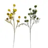 Flores artificiales: Fruta del amante, bola de espinas de múltiples cabezas, espina de diente de león, flores artificiales para decoración de bodas, paisajismo de salas modelo y salón de bodas