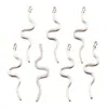 5 1 explosiones exquisitas DIY aleación de zinc plata antigua cabeza de ciervo serpiente camaleón colgante accesorios para equipaje