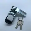 MS738-1 quadrado com cilindro de chave Fechadura plana fosca, fechadura de pressão, fechadura para porta de caixa de distribuição, fechadura para porta de gabinete de comunicação