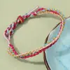 Tres Vidas Tres Mundos Festival de Medio Otoño Pulsera Tejida Nudo Flor de Durazno Regalo Cultural y Creativo Mismo Estilo Xiaohongshu Pulsera del Año del Zodiaco Venta al por Mayor