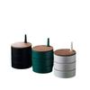 Caixa de joias Tampa de madeira de mesa Colar Anel Abotoaduras Caixa de armazenamento Pulseira multicamadas à prova de poeira Caixa de armazenamento Caixa de armazenamento