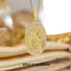 [Acero de Titanio] Popular Collar Transfronterizo de Cobre Microincrustado para Mujer, Acero Inoxidable Chapado en Oro Galvanizado, Joyería de Cadena para Clavícula Exquisita de Gama Alta