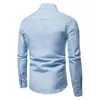 2022 comercio exterior transfronterizo nueva camisa de manga larga para hombre talla europea independiente ebay suelta cuello de solapa camisa estampada hombres