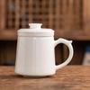 Grasa de oveja jade cerámica taza de oficina separación de té taza de burbujas taza taza empresa compañero de negocios regalo regalo logo