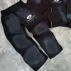 Aliexpress Comércio Exterior Estilo Retro Americano Desgastado Personalizado Moletom com Zíper Calça de Moletom Bordado de Letras Moletom com Capuz Atacado