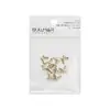Arte de Uñas Mini Mariposa Oro Plata Blanco Color K Mariposa Metálica Mariposa Japonesa Tridimensional Decoración de Uñas 10 Piezas