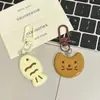 Hebilla de Puerta de Resina 788 Gatito Lindo Pez Personalidad Creativa Llavero Colgante de Bolso Pareja Celebridad de Internet Adornos Colgantes