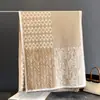 Novedad Otoño e Invierno Calentador de Cuello de Cachemira Sintética Bufanda Gruesa Extendida Pañuelo para la Cabeza Minoría Étnica Chal Versátil Ropa de Abrigo para Mujer