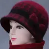 Gorros Cálidos para Mujeres de Mediana Edad y Mayores, Madres, Protección contra el Frío de Otoño e Invierno, Gorros de Punto con Protección para las Orejas para Personas Mayores y Abuelas, Gorros de Lana con Forro de Felpa