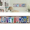 Decoración de Pared Creativa de Amazon Transfronteriza Te Quiero Más Señal de Decoración de Pared Te Quiero Más