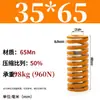 Padrão Japonês Resistente a Altas Temperaturas Mola de Molde Mola de Compressão Doméstica 65Mntf Fio Plano Compressão Retangular Alta Elasticidade Alta Resiliência