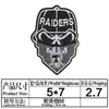 Yaxiu Nuevo Parche Bordado NFL Parche de Tela Deportiva Máscara de Fútbol Americano Parche Bordado para Ropa Bolsa Parche Parche