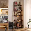 Estantería trapezoidal de madera maciza, estante de exhibición de almacenamiento para ventanal, estante de almacenamiento de pie, estantería integrada de pared, armario de almacenamiento, armario de esquina