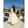 Vestido de tirantes estampado de estilo nuevo europeo y americano de manga corta con bajo ancho de Ebay Aliexpress