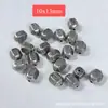 Plata Vieja Retro de Shanxi Cuentas Espaciadoras de Plata Sanqi Cuentas de Barril Cuadradas Guirnalda de Flores de Azúcar Múltiples Estilos Accesorios de Juego Cultural DIY