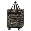 Bolsa de Viaje de Gran Capacidad, Bolsa Impermeable de Equipaje de Mano con Ruedas, Bolsa de Almacenamiento Mochila, Maleta con Ruedas Universales, Portátil Grande