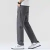 Pantalones Casuales para Hombre 2026 Verano Nuevo Estilo Caídos Versátiles Pierna Recta Ligeros Deportivos Holgados Largos para Jóvenes