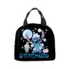 Bolsa de almuerzo Stitch de tela Oxford con dibujos animados, bolsa para conservar el calor, bolsa de aluminio para picnic, bolsa de almuerzo portátil