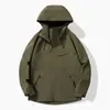 Chaqueta 3 en 1 para hombre y mujer de otoño e invierno, chaqueta con capucha, conjunto de dos piezas desmontable, adecuada para senderismo, camping y montañismo
